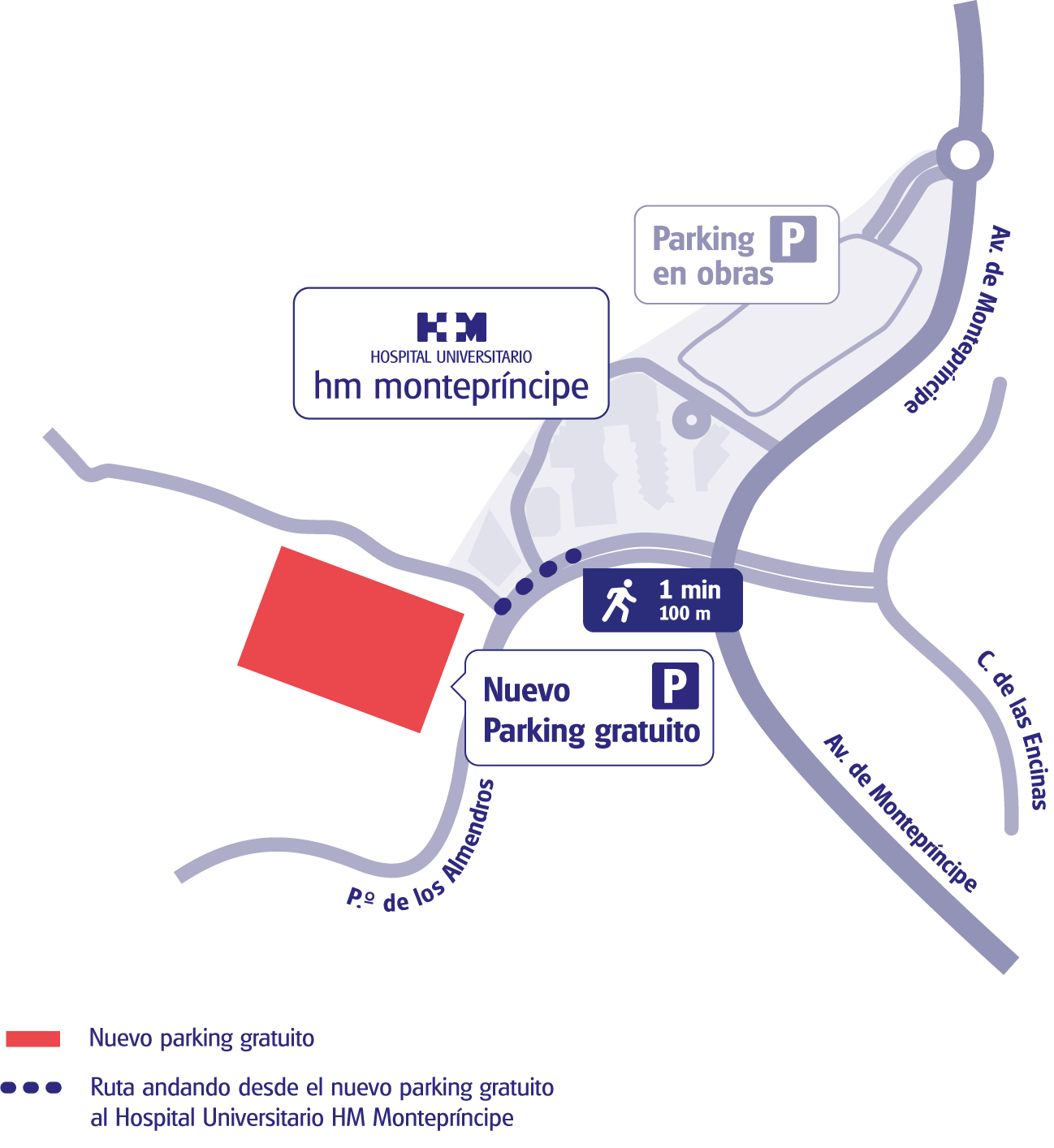 Hospital en del Monte Madrid